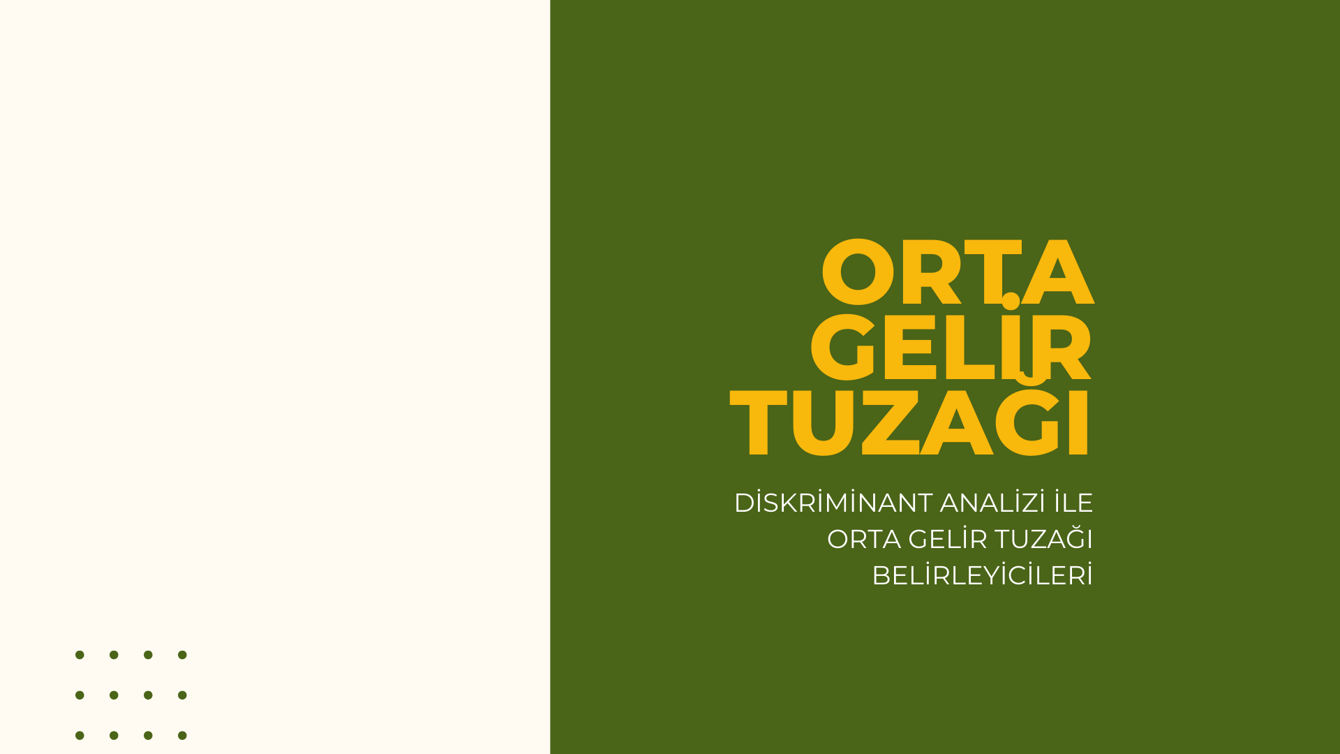 Diskriminant Analizi